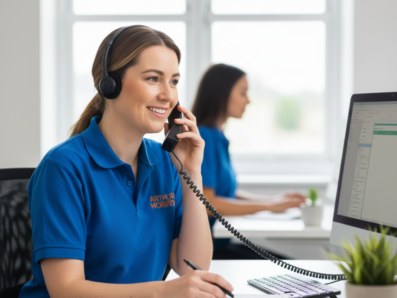 Friendly Arthur Morrison Care Services team ready to help with your enquiry
