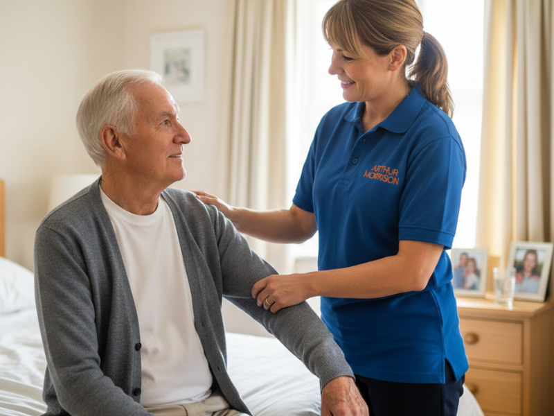 Professional carer providing personal care support at home in Ilford